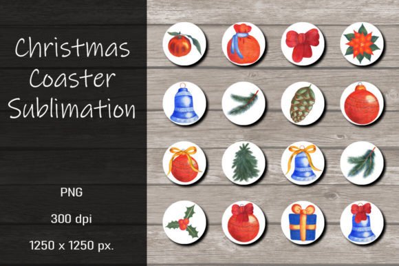 Download Christmas Coaster Sublimation Designs - Coaster sublimation designs Collection