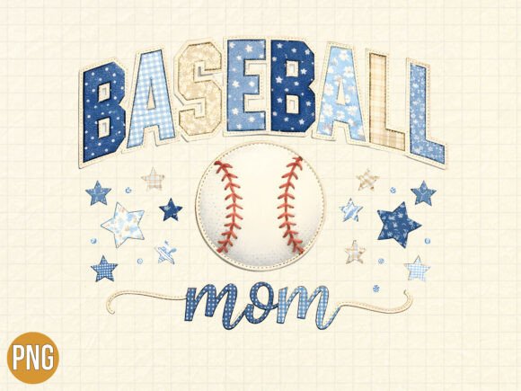 Download Cute Baseball Mom Shirt Graphic PNG - Premium Bundle